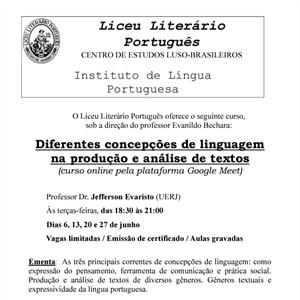 Diferentes concepções de linguagem na produção e análise de textos