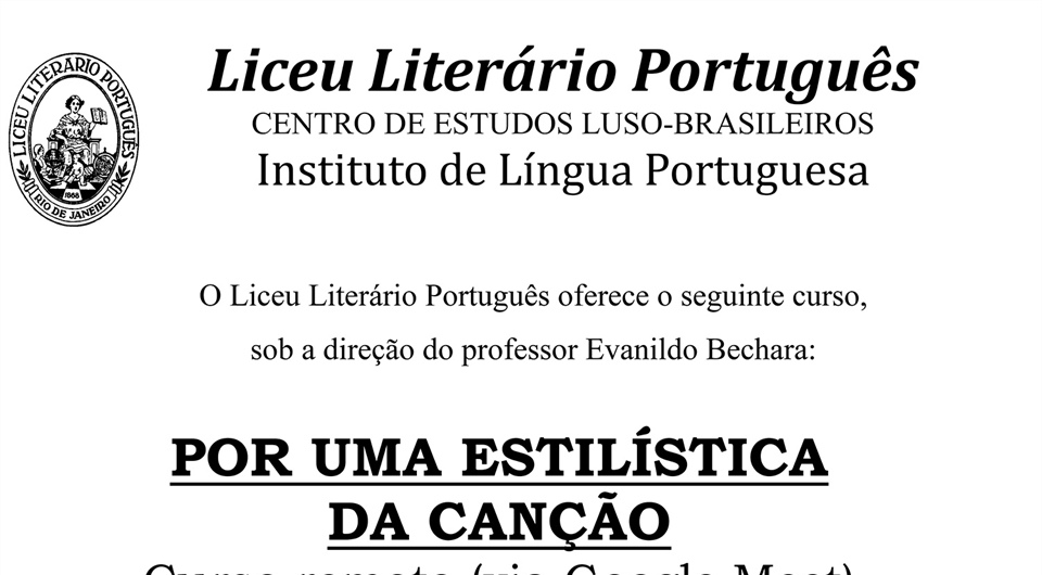 POR UMA ESTILÍSTICA  DA CANÇÃO